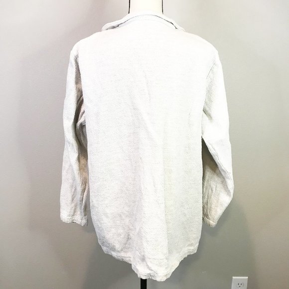 CP Shades Cream Button-Up Jacket - Picture 2 of 10